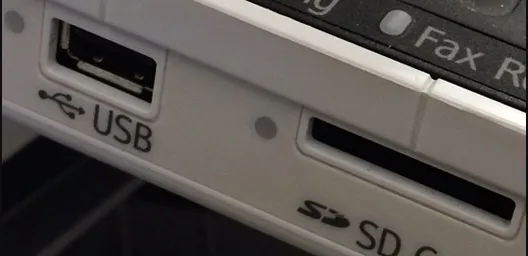 Hướng dẫn dùng máy photocopy in từ thẻ nhớ, USB